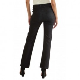 Women's Classic Solid Straight Leg Jeggings, Black