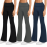 Sweet Hearts 3-Pack Flare Leggings for Women- Foldover Flared Yoga Pants for Women Clothing Made in USA