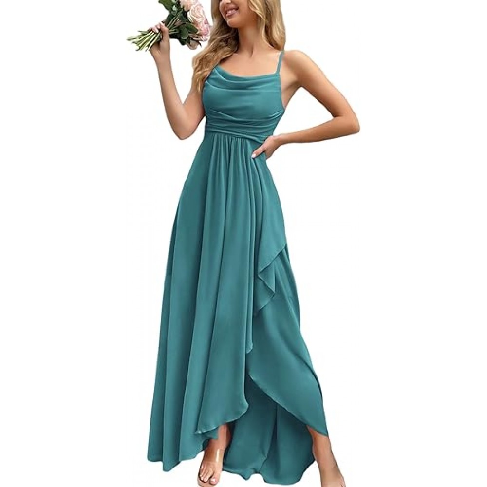 Women's Formal Evening Gown Elegant Long Prom Dress Summer Wedding Guest Party Cocktail Bridesmaid Maxi Dress