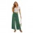 Uvplove Women High Waisted Palazzo Pants Wide Leg Casual Flowy Tie Knot Trousers with Pockets aqua sea-m
