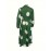 Plus Size Chic Dot Print Maxi Dress - Flattering Long Sleeves & Lapel Collar - Comfortable Stretch for Elegant Style - Perfect Womens Plus Shirt Dress