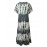 Plus Size Tie Dye Print Split Dress, Casual Short Sleeve V Neck Dress For Spring & Summer, Women's Plus SizeÂ Clothing