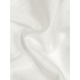 Chic Plus Size Maxi Dress - Casual V-Neck Tunic with Button Details, Long Sleeves, Asymmetry, and Easy-Care Stretch Fabric