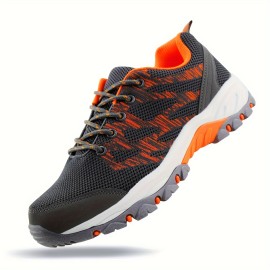 Women's Outdoor Hiking Shoes, Lightweight Knitted Platform Soft Sole Climbing Sneakers, Breathable Wear-resistant Trainers